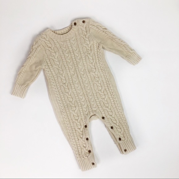 GAP Other - GAP Baby Aran Cable Knit Sweater Knit 1 Piece 6-12